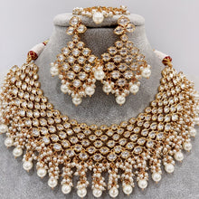 White Bridal Premium quality gold plated silver foiled Kundan necklace/Tyaani Kundan Jewelry/Fine Kundan Choker/Indian Bridal/wedding Jewelr