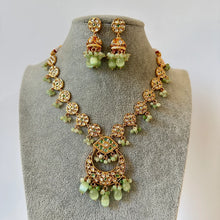 Pista Green Premium quality gold plated Kundan necklace/Traditional/Ethnic/Kundan Jewelry/Multi color Kundan Choker/Indian Bridal/wedding
