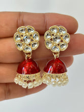 Small Indian Jhumka Indian jhumka Earrings kundan Earring Indian Jewelry Pakistani Jewelry Meenakari Earring Bollywood Earring gift for her