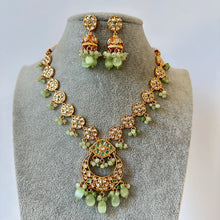Pista Green Premium quality gold plated Kundan necklace/Traditional/Ethnic/Kundan Jewelry/Multi color Kundan Choker/Indian Bridal/wedding