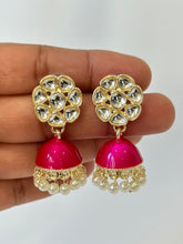 Small Indian Jhumka Indian jhumka Earrings kundan Earring Indian Jewelry Pakistani Jewelry Meenakari Earring Bollywood Earring gift for her