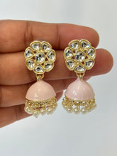 Small Indian Jhumka Indian jhumka Earrings kundan Earring Indian Jewelry Pakistani Jewelry Meenakari Earring Bollywood Earring gift for her