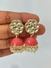 Small Indian Jhumka Indian jhumka Earrings kundan Earring Indian Jewelry Pakistani Jewelry Meenakari Earring Bollywood Earring gift for her