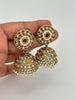 Polki Jhumka/Indian Jhumka earrings/AD stone Jhumka/Indian Jewelry/Pakistani Jewelry/Punjabi/Indian EarringsBridal earrings/Indian wedding