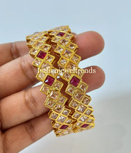 Antique Ruby Gold bangles/Classic Gold plated bangles Set//Statement Kadas/Gold Bangles/Bridal Bangles/Indian Wedding/Pakistani/Punjabi