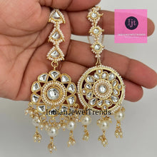Meduim Sized Kundan Maang Tikka/Kundan Tikka/Indian forehead jewelry/Indian Wedding Jewelry/ Pakistani Jewelry/Jhoomer/Matha patti