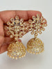 Polki kundan Jhumka/Gold jhumka/Jhumka/Indian Jewelry/Pakistani Jewelry/Punjabi Jewelry/Statement earring/Bridal earrings/wedding jewelry
