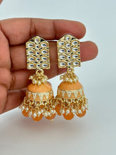 Bollywood Kundan Pearl Jhumka/Jhumka Earrings/Big jhumka/kundan Earrings/Indian earrings/Punjabi/Pakistani Jewelry/Bridal/Indian Wedding