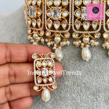White Tyaani Kundan Bridal choker,Gold kundan choker,Wedding necklace, Bridal Jewelry,Pakistani Jewelry, Punjabi Jewelry,Fine Kundan Jewelry