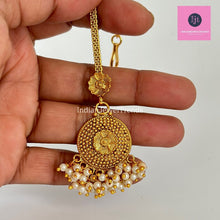 Gold Maang tikka/Kundan Tikka/Indian forhead Jewelry/Indian Wedding Jewelry/Pakistani Jewelry/Jhoomer/Matha patti/Tikka