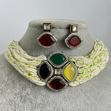 Victorian Kundan Choker/Kundan Necklace/Traditional Ethnic/Kundan Jewelry/Bollywood/Pakistani/Punjabi/Indian Bridal/Indian wedding