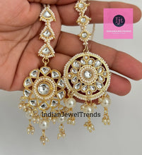 Meduim Sized Kundan Maang Tikka/Kundan Tikka/Indian forehead jewelry/Indian Wedding Jewelry/ Pakistani Jewelry/Jhoomer/Matha patti