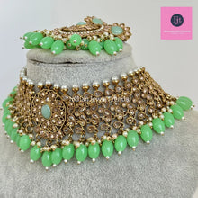 Mint Antique Polki Kundan Choker Necklace, Kundan Choker, Indian jewelry, Pakistani necklace, Punjabi , bridal,Indian wedding