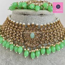 Mint Antique Polki Kundan Choker Necklace, Kundan Choker, Indian jewelry, Pakistani necklace, Punjabi , bridal,Indian wedding