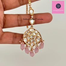 Fine Kundan silver foil kundan Maang tikka/Indian Jewelry/ Indian Wedding Jewelry/ Pakistani/ Jhoomer/ Matha patti/ Indian forehead jewelry