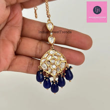 Fine Kundan silver foil kundan Maang tikka/Indian Jewelry/ Indian Wedding Jewelry/ Pakistani/ Jhoomer/ Matha patti/ Indian forehead jewelry