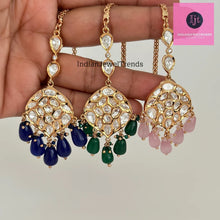 Fine Kundan silver foil kundan Maang tikka/Indian Jewelry/ Indian Wedding Jewelry/ Pakistani/ Jhoomer/ Matha patti/ Indian forehead jewelry