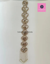 Mirror Kundan Choti /Braid Choti /Indian Bridal Choti /Kundan Hair accessories/Indian Wedding/Bridal Kundan Hair accessories, Mirror Jewelry