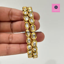 Restocked Kundan gold plated meenakari bangle pair/Traditional bangles/Kundan/Bridal Bangles/Indian Wedding/Pakistani/Punjabi/Indian bangles