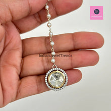 Uncut Polki dual tone Maang tikka/ Kundan Tikka/ Indian Jewelry/ Indian Wedding Jewelry/ Pakistani Jewelry/ Jhoomer/ Indian forehead jewelry