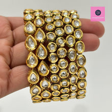 Restocked Kundan gold plated meenakari bangle pair/Traditional bangles/Kundan/Bridal Bangles/Indian Wedding/Pakistani/Punjabi/Indian bangles