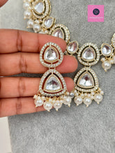Pearl Kundan victorian necklace/Indian necklace/indian jewelry/Wedding necklace/Bridal necklace/Punjabi/Pakistani jewelry/Indian wedding