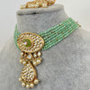 Mint Premium quality gold plated fine Kundan necklace, Indian Pakistani wedding jewelry, bridal jewelry