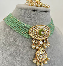 Mint Premium quality gold plated fine Kundan necklace, Indian Pakistani wedding jewelry, bridal jewelry