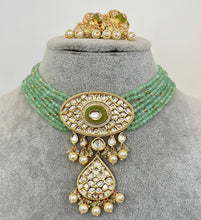 Mint Premium quality gold plated fine Kundan necklace, Indian Pakistani wedding jewelry, bridal jewelry