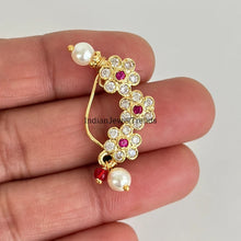 Restocked Nose Ring /marathi nose ring/ priyanka chopra Nath /CLIP ON Non Pierced Indian Nose Ring/ Indian Bridal Jewelry/ Nathini/nose ring