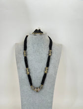 Black Meenakari Semi-Precious Stones beads mala Necklace/Rajasthani Necklace/Rajwadi mala /Indian jewelry/Sabyasachi Indian wedding