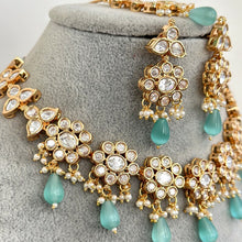 Mint Premium quality gold plated fine Kundan necklace, Indian Pakistani wedding jewelry, bridal jewelry