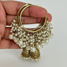 Antique Traditional hoop Jhumka earrings/Hoop earrings/Indian Jewelry/Pakistani/Punjabi Jewelry/Statement earrings/Bridal earring/wedding