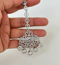 Cz diamond Maang tikka/ Kundan Tikka/ Indian Jewelry/ Indian Wedding Jewelry/ Pakistani Jewelry/ Jhoomer/ Matha patti/ forehead jewelry