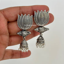 German Silver Earrings/Oxidized Earrings/Antique Silver/Silver Look Alike/Lightweight/Tribal/Afghani/Indian Jewelry/Boho Jewelry/Pakistani