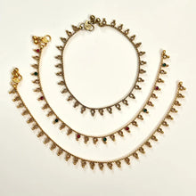 Gold Plated Polki Anklet Pair/Payal/Moti Payal/Jhanjran/Panjeb/Pajeb/Indian Traditional Anklets/Indian Jewelry/ Pakistani Jewelry/ Boho