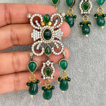 Emerald victorian uncut Polki Kundan Choker, Sabyasachi Designer necklace, Bollywood, Indian Pakistani Jewelry for Wedding, bridal jewelry