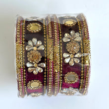 Handcrafted Indian Fancy Bangles/Punjabi bangles Set/Bridal bangles/Wedding bangles/Pakistani bangles/Festive bangles/Stone Bangles