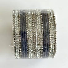 Handcrafted silver Indian Fancy Bangles/Punjabi bangles Set/Bridal bangles/Wedding bangles/Pakistani bangles/Festive bangles/Stone Bangles