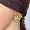 Gold Polki Stud Earrings/ Gold Stud Earrings/Indian Studs/Indian Jewelry/Kundan Studs/Sabyasachi studs/Bridal Jewelry/Indian wedding