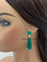Doublet Diamond Earrings/Victorian earrings/Cocktail diamond earrings/Statement Earrings/CZ Earrings//Pakistani/Punjabi/Indian Jewelry