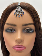 American Diamond Maang tikka/Indian Jewelry/ Indian Wedding Jewelry/ Pakistani Jewelry/ Jhoomer/ Matha patti/ Indian forehead jewelry