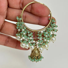 Antique Traditional hoop Jhumka earrings/Hoop earrings/Indian Jewelry/Pakistani/Punjabi Jewelry/Statement earrings/Bridal earring/wedding