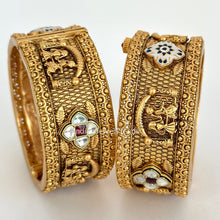 Bridal Doli Baraat Gold plated Single kada bangle/Pacchi kundan bangle/Rajwadi Bridal Bangle/Indian Wedding/Wedding Jewelry/Pakistani