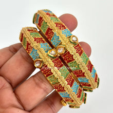 Gold bangles, Indian bangles,Antique Rajwadi Openable bangles,Temple Jewelry, South indian jewelry, Indian Pakistani bangles for wedding 1pc