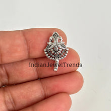 Oxidized Nose Pin/Nath/Nathani/Boho Jewelry/Nose Clip/Ear Cuff/NON piercing nose ring/Bollywood Jewelry/Alia bhatt nose pin