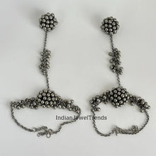Oxidized adjustable Anklet Pair/Payal/Jhanjran/Panjab/Pajeb/Indian Traditional Anklets/Indian Jewelry/Pakistani Jewelry/Boho Jewelry
