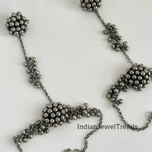Oxidized adjustable Anklet Pair/Payal/Jhanjran/Panjab/Pajeb/Indian Traditional Anklets/Indian Jewelry/Pakistani Jewelry/Boho Jewelry