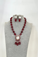 Ruby Victorian uncut Polki Kundan Necklace/Indian Long Necklace/Statement Necklace/Long Mala/Semi Precious Necklace/Rani Haar/Pakistani