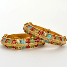 Gold bangles, Indian bangles,Antique Rajwadi Openable bangles,Temple Jewelry, South indian jewelry, Indian Pakistani bangles for wedding 1pc